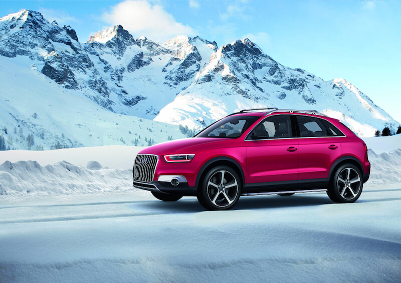 Audi Q3 red track