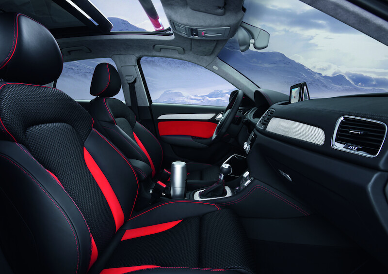 Audi Q3 red track