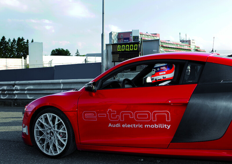 Audi R8 e-tron ustanawia rekord świata