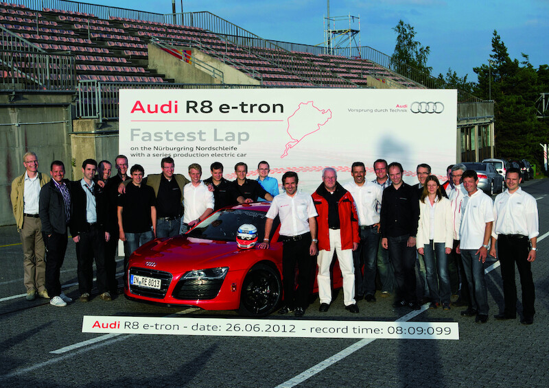 Audi R8 e-tron ustanawia rekord świata