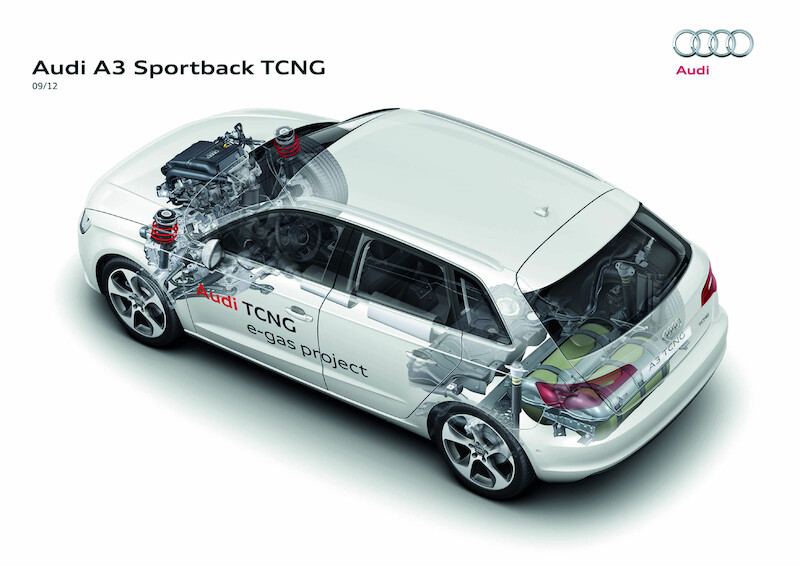Nowe Audi A3 Sportback TCNG