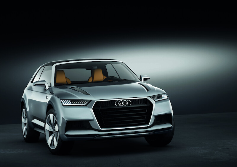 Audi crosslane coupé świętuje swój debiut na targach motoryzacyjnych w Paryżu