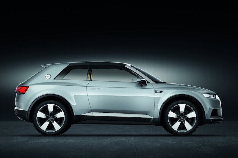 Audi crosslane coupé świętuje swój debiut na targach motoryzacyjnych w Paryżu