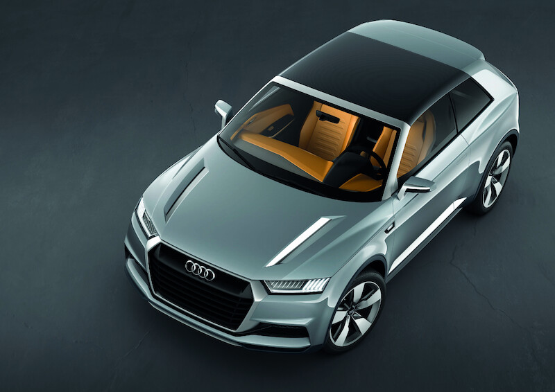 Audi crosslane coupé świętuje swój debiut na targach motoryzacyjnych w Paryżu