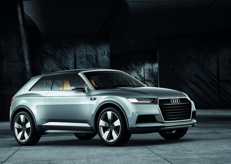 Audi crosslane coupé świętuje swój debiut na targach motoryzacyjnych w Paryżu