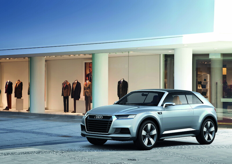 Audi crosslane coupé świętuje swój debiut na targach motoryzacyjnych w Paryżu