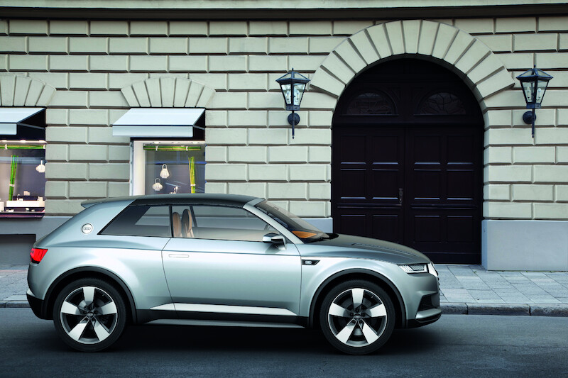 Audi crosslane coupé świętuje swój debiut na targach motoryzacyjnych w Paryżu