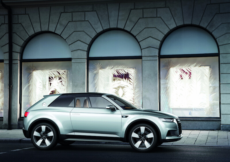 Audi crosslane coupé świętuje swój debiut na targach motoryzacyjnych w Paryżu