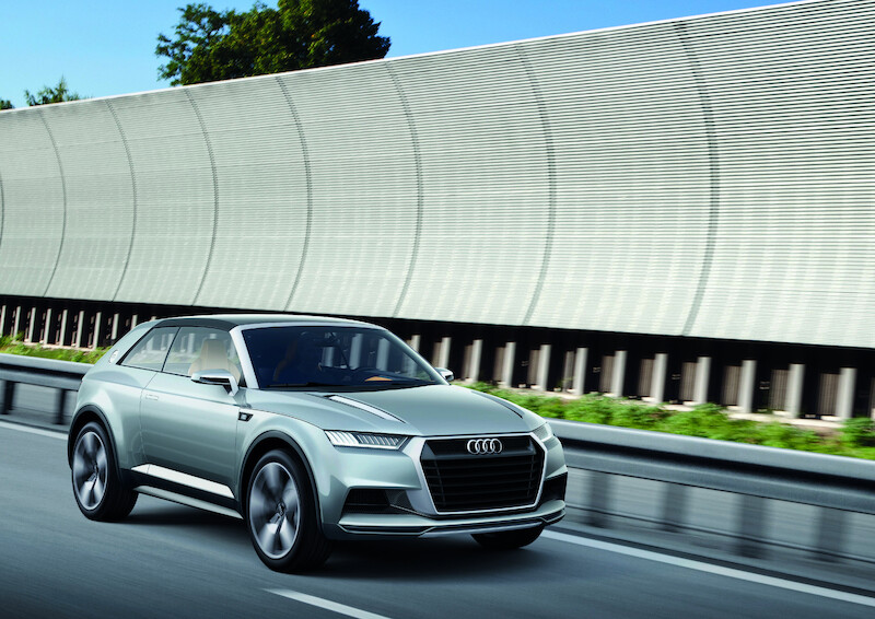 Audi crosslane coupé świętuje swój debiut na targach motoryzacyjnych w Paryżu