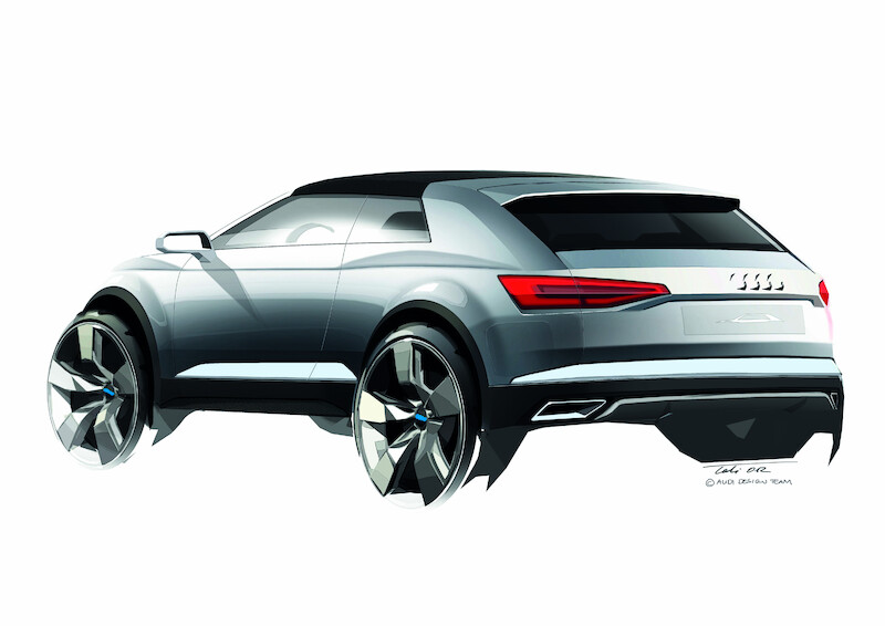 Audi crosslane coupé świętuje swój debiut na targach motoryzacyjnych w Paryżu