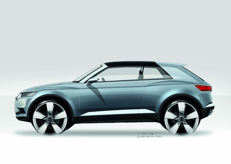 Audi crosslane coupé świętuje swój debiut na targach motoryzacyjnych w Paryżu