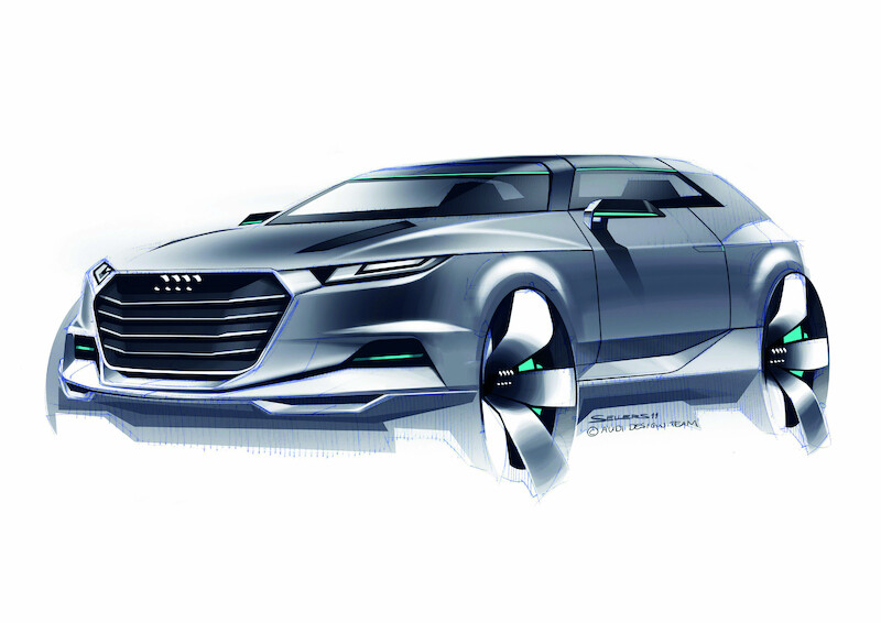 Audi crosslane coupé świętuje swój debiut na targach motoryzacyjnych w Paryżu