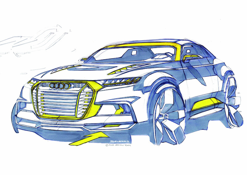 Audi crosslane coupé świętuje swój debiut na targach motoryzacyjnych w Paryżu