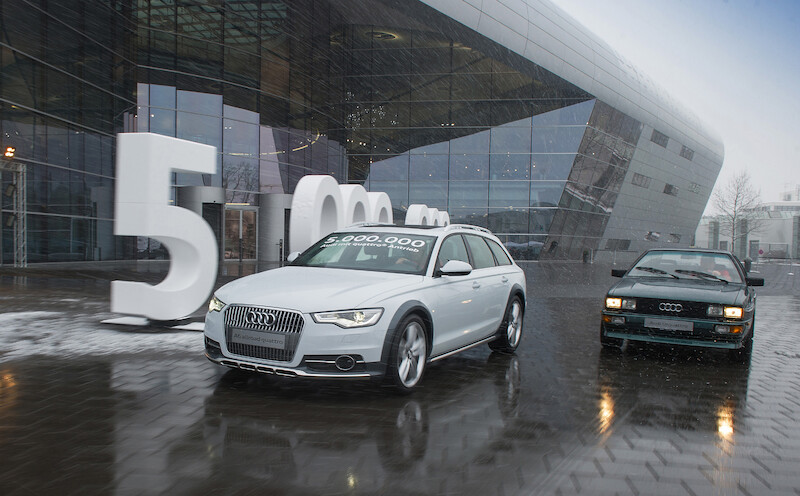 Pięć milionów Audi z napędem quattro