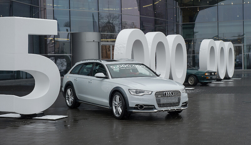 Pięć milionów Audi z napędem quattro