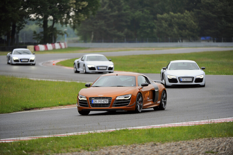 Audi R8 - tor Poznań