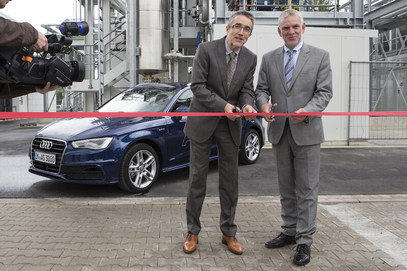 Audi uruchamia zakład przetwarzający prąd elektryczny w e-gaz