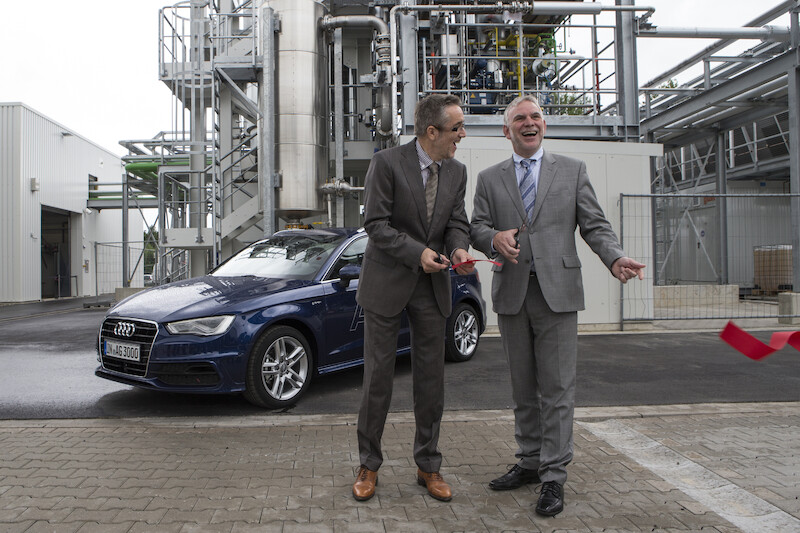 Audi uruchamia zakład przetwarzający prąd elektryczny w e-gaz