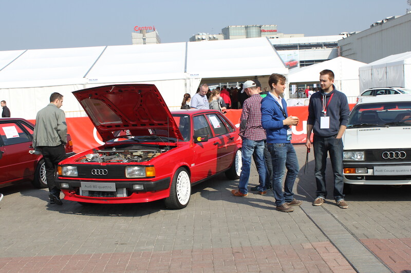 Zlot Audi quattro na Poznań Motor Show 2014