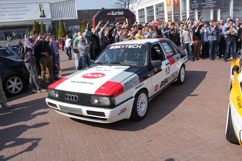 Zlot Audi quattro na Poznań Motor Show 2014