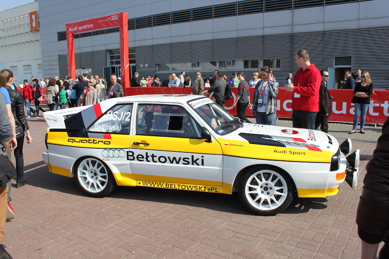 Zlot Audi quattro na Poznań Motor Show 2014