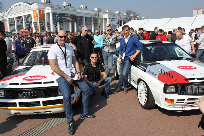 Zlot Audi quattro na Poznań Motor Show 2014
