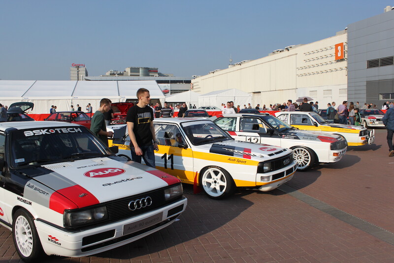 Zlot Audi quattro na Poznań Motor Show 2014