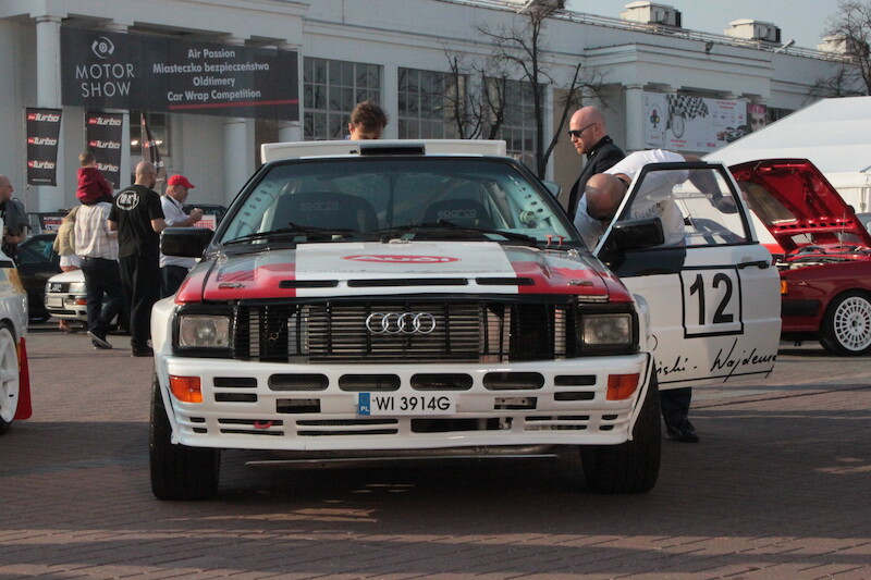 Zlot Audi quattro na Poznań Motor Show 2014
