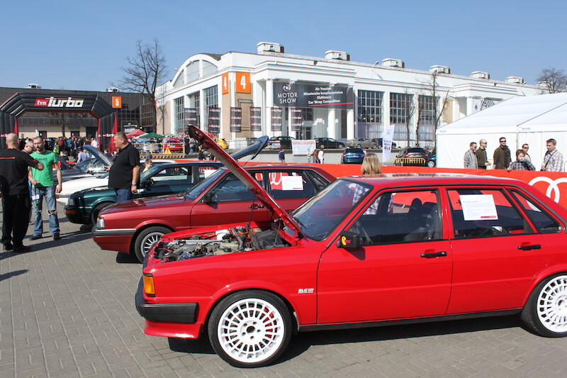 Zlot Audi quattro na Poznań Motor Show 2014