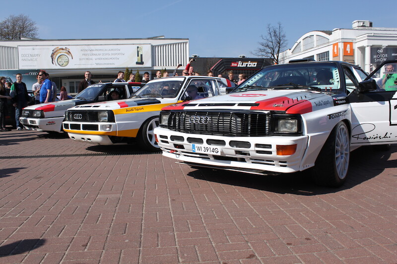 Zlot Audi quattro na Poznań Motor Show 2014