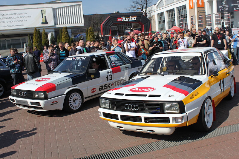 Zlot Audi quattro na Poznań Motor Show 2014