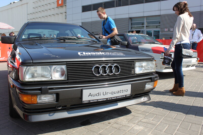 Zlot Audi quattro na Poznań Motor Show 2014