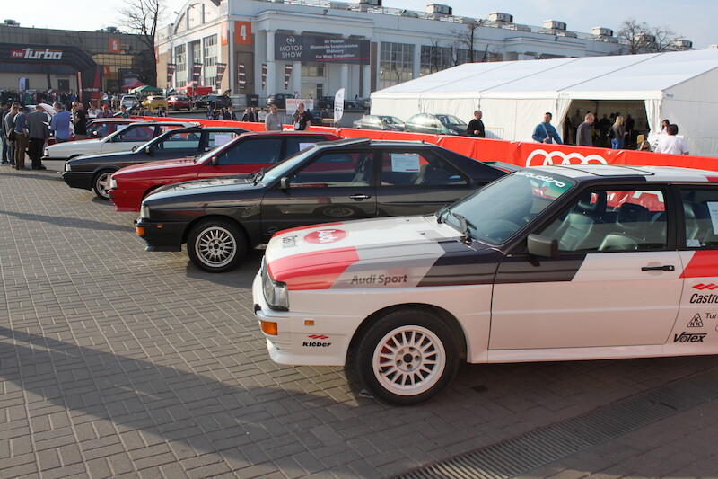 Zlot Audi quattro na Poznań Motor Show 2014