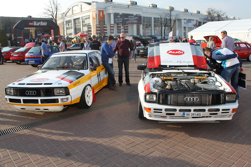 Zlot Audi quattro na Poznań Motor Show 2014