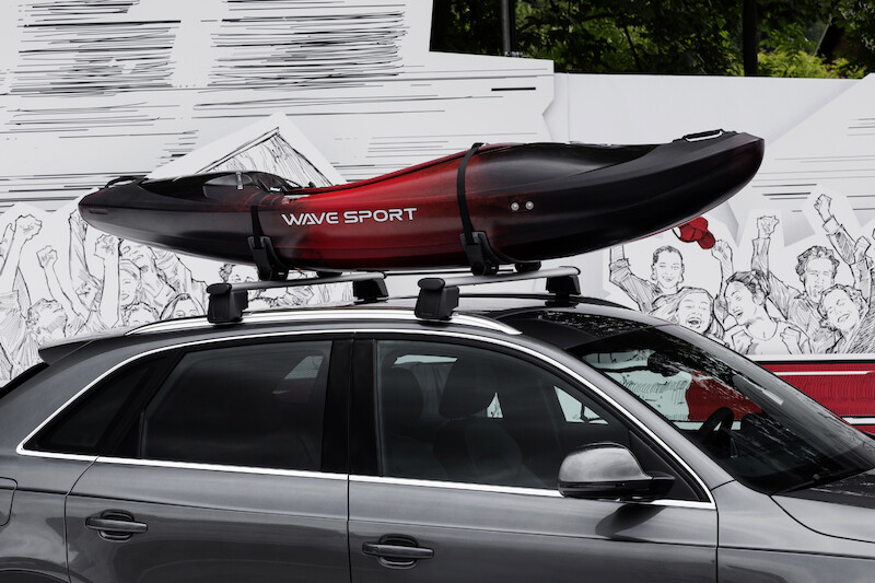 Audi Q3 z kampingowym namiotem na Wörthersee Tour 2014