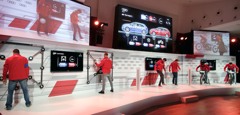 Gwiazdy Barçy podjęły wyzwanie Audi e-tron