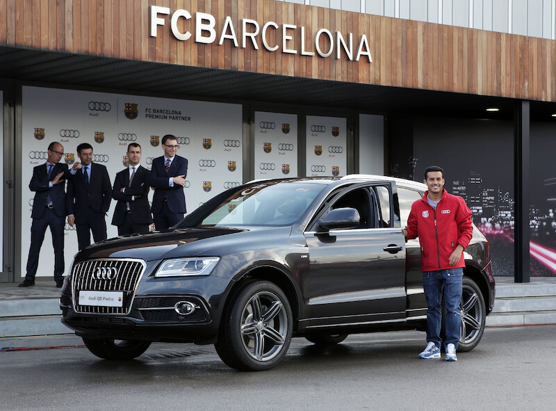 Gwiazdy Barçy podjęły wyzwanie Audi e-tron