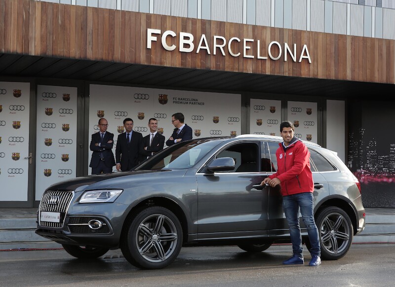 Gwiazdy Barçy podjęły wyzwanie Audi e-tron