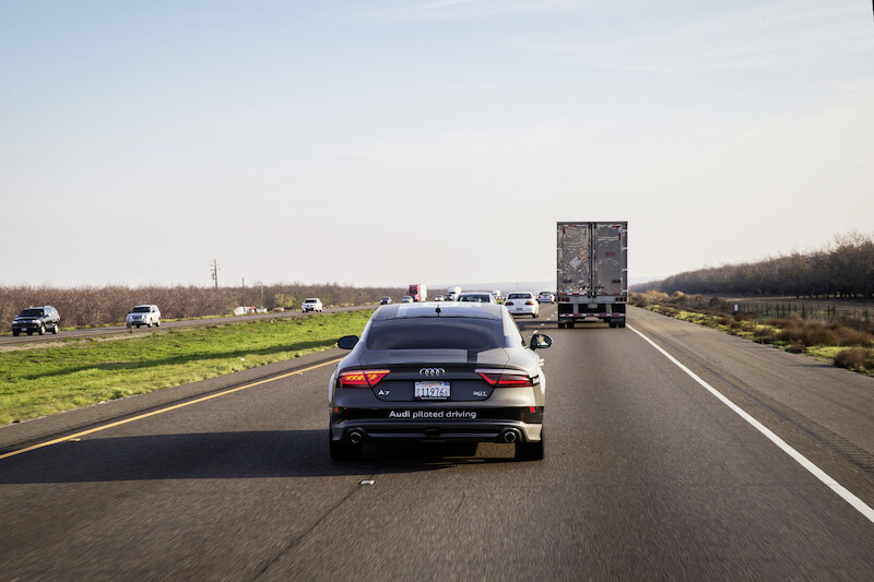 Długodystansowy test zakończony sukcesem: Audi A7 Sportback piloted driving concept pokonało 560 mil i zameldowało się na mecie w Las Vegas