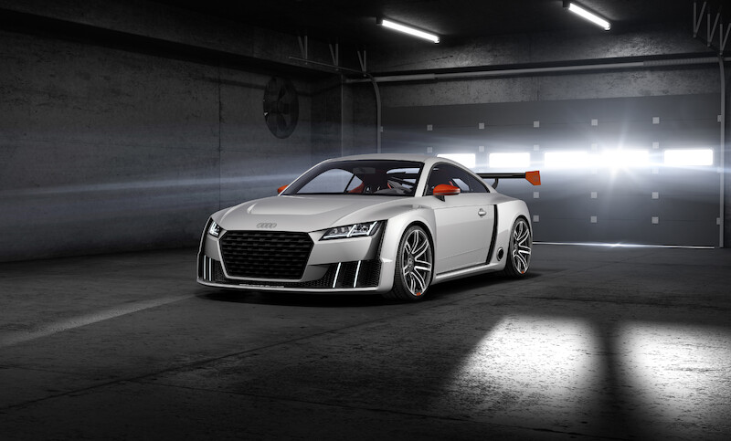 Potężne przyśpieszenie już na starcie: studyjne Audi TT clubsport turbo