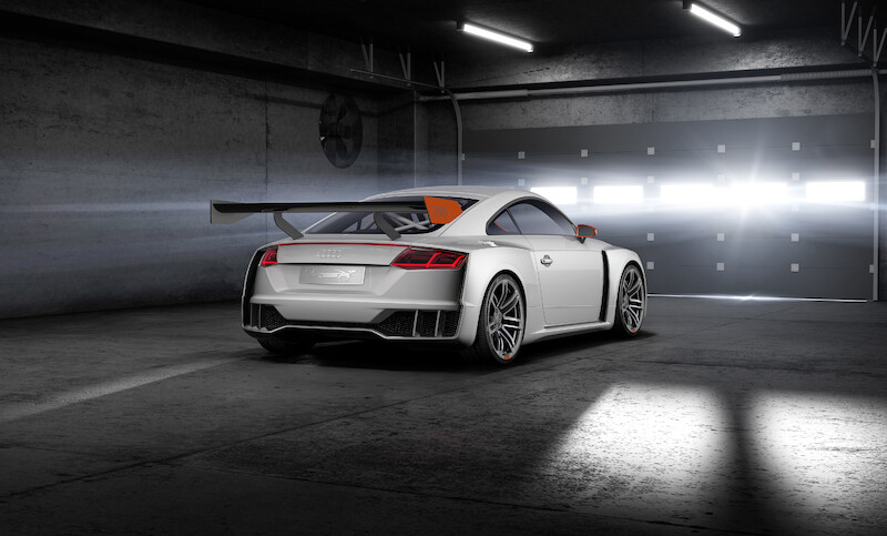 Potężne przyśpieszenie już na starcie: studyjne Audi TT clubsport turbo