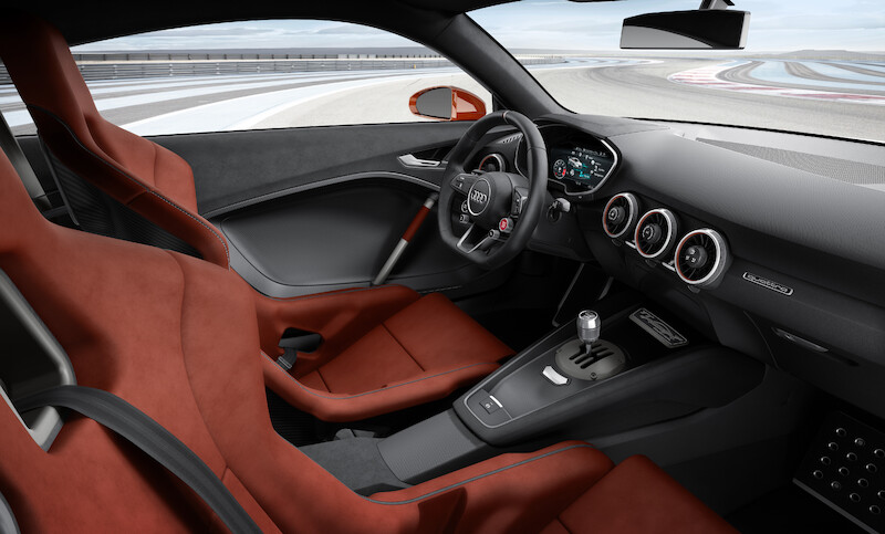 Potężne przyśpieszenie już na starcie: studyjne Audi TT clubsport turbo