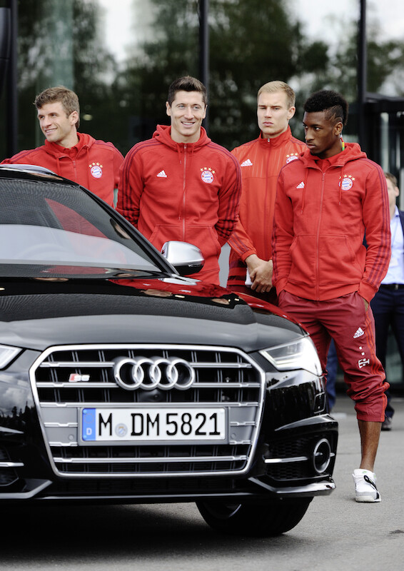 Nowe modele Audi dla piłkarzy FC Bayern