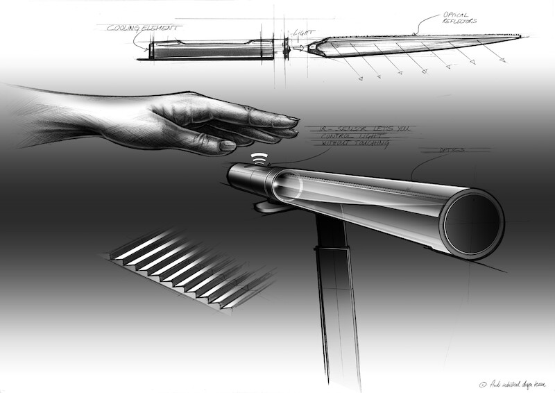 Audi Industrial Design rozpoczyna współpracę z producentem designerskiego oświetlenia, firmą Occhio