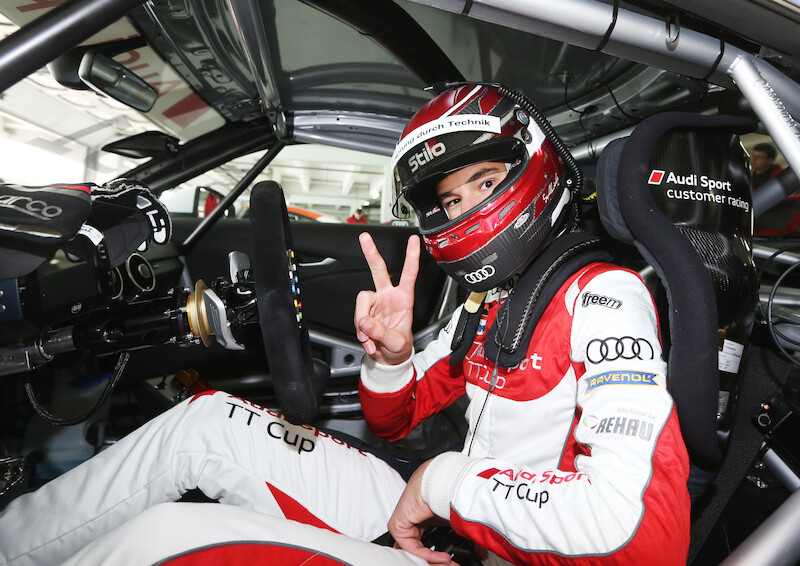 Młodzi zawodnicy startujący w Audi Sport TT Cup udowadniają swoje umiejętności