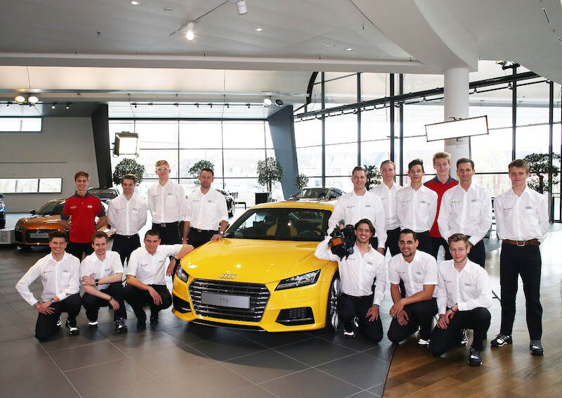Młodzi zawodnicy startujący w Audi Sport TT Cup udowadniają swoje umiejętności