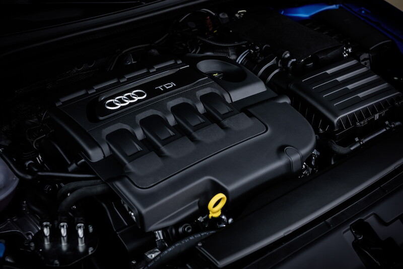 Audi A3 Sportback - niebieski Ara