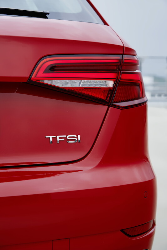 Audi A3 Sportback - czerwony Tango