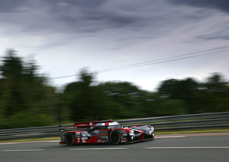 Obydwa bolidy Audi w Le Mans wystartują z trzeciego rzędu