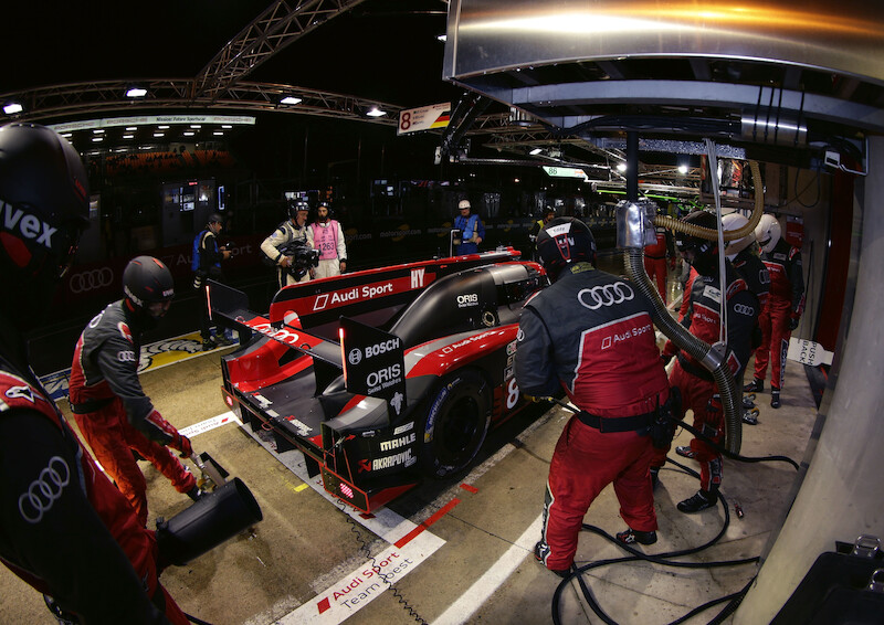 Obydwa bolidy Audi w Le Mans wystartują z trzeciego rzędu